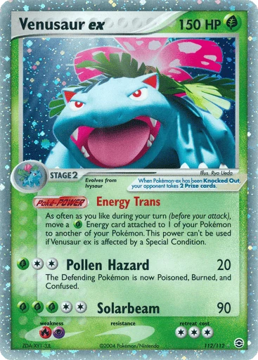 Venusaur ex — FireRed & LeafGreen #112