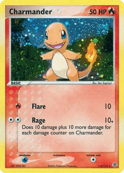 Gold Pokémon Cards — Charmander