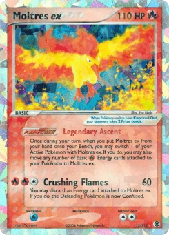 Gold Pokémon Cards — Moltres ex