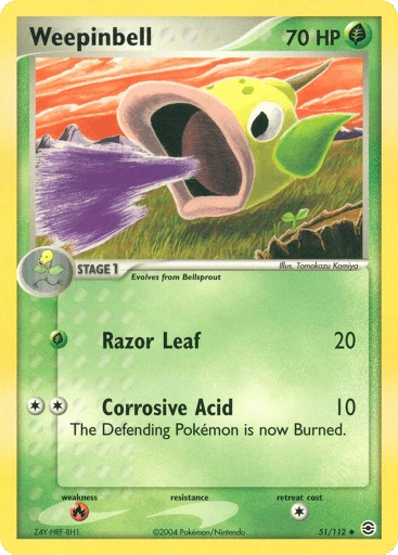 Weepinbell — FireRed & LeafGreen #51