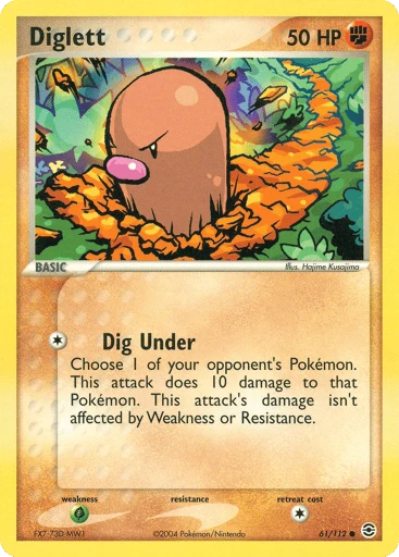 Diglett — FireRed & LeafGreen #61