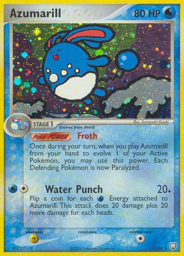 Azumarill — Team Rocket Returns #1