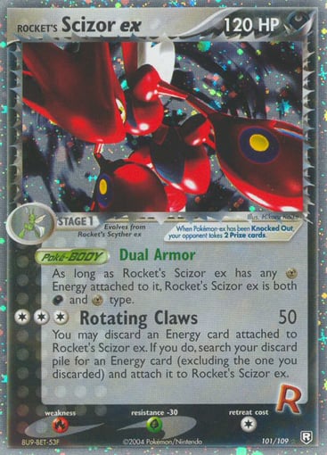 Rocket's Scizor ex — Team Rocket Returns #101