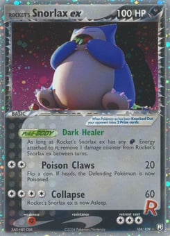 Rocket's Snorlax ex Team Rocket Returns #104