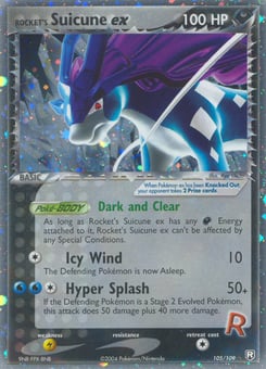 EX Pokémon Cards — Rocket's Suicune ex