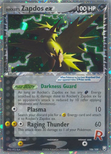 Rocket's Zapdos ex — Team Rocket Returns #106