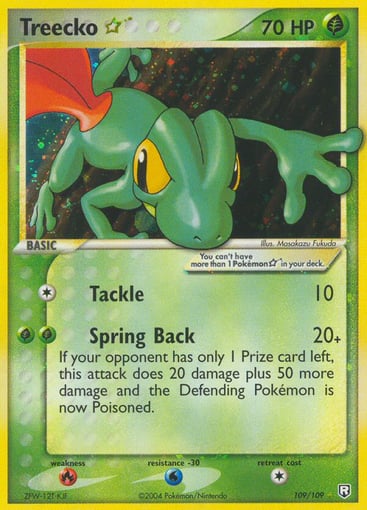 Treecko ☆ — Team Rocket Returns #109