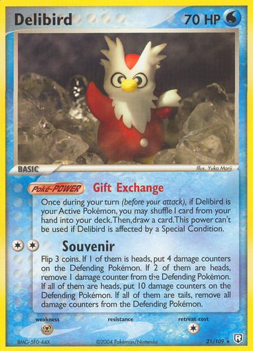 Delibird — Team Rocket Returns #21