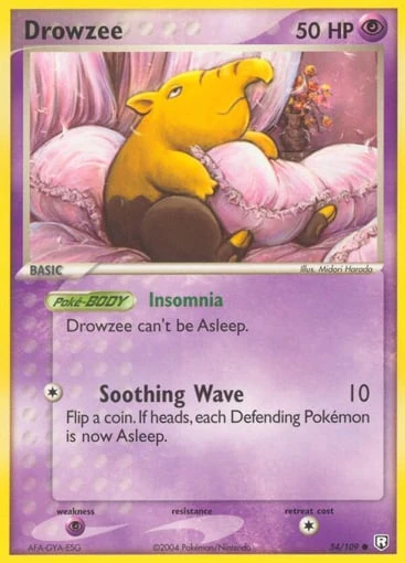 Drowzee — Team Rocket Returns #54