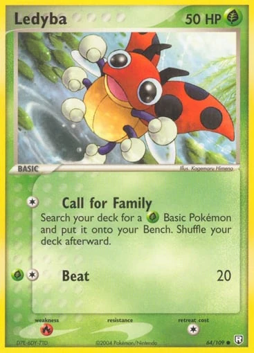 Ledyba — Team Rocket Returns #64