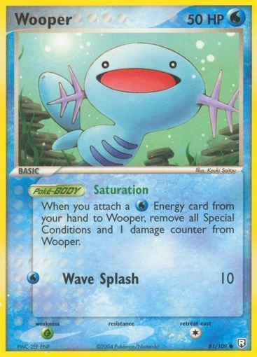 Wooper — Team Rocket Returns #81