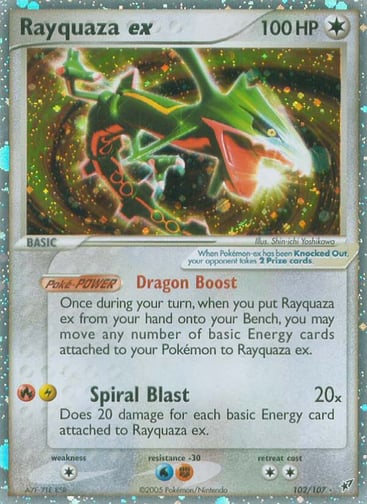 Rayquaza ex — Deoxys #102