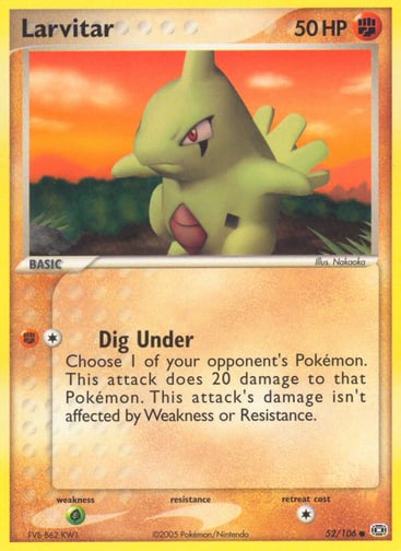 Larvitar — Emerald #52