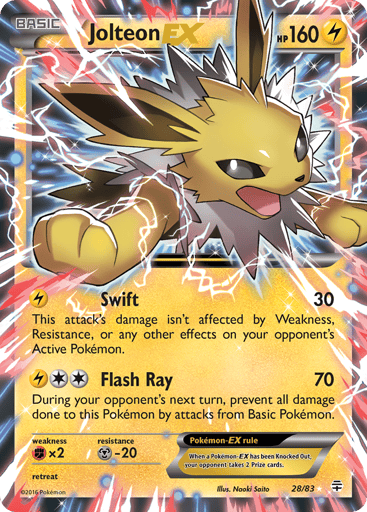 Jolteon-EX — Generations #28