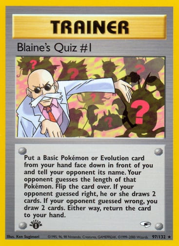 Blaine's Quiz #1 — Gym Heroes #97