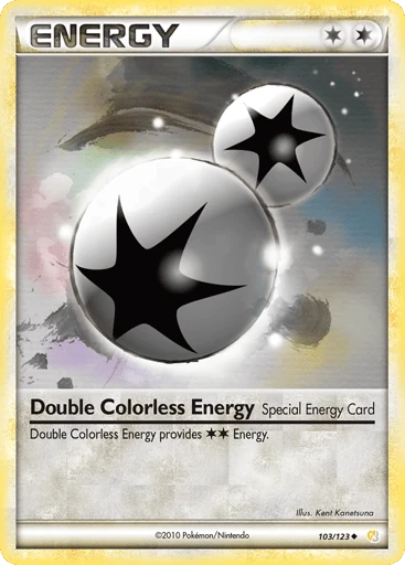 Double Colorless Energy — HeartGold & SoulSilver #103