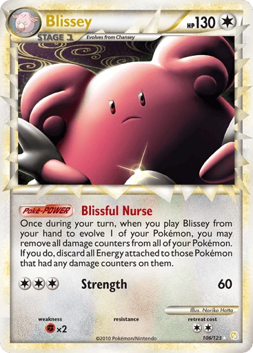 Blissey — HeartGold & SoulSilver #106