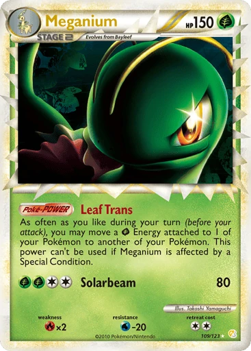Meganium — HeartGold & SoulSilver #109