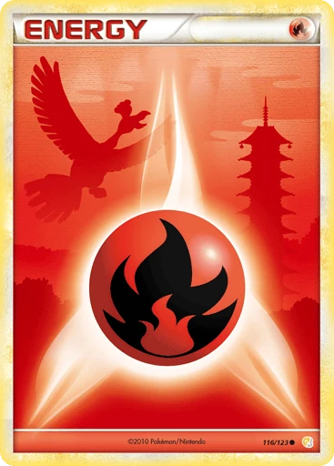 Fire Energy — HeartGold & SoulSilver #116