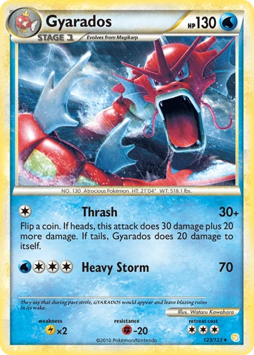 Gyarados — HeartGold & SoulSilver #123