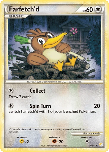Farfetch'd — HeartGold & SoulSilver #19