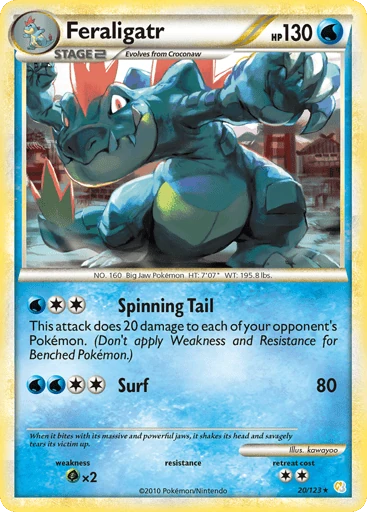 Feraligatr — HeartGold & SoulSilver #20