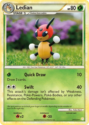 Ledian — HeartGold & SoulSilver #25