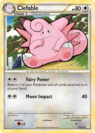 Clefable — HeartGold & SoulSilver #3