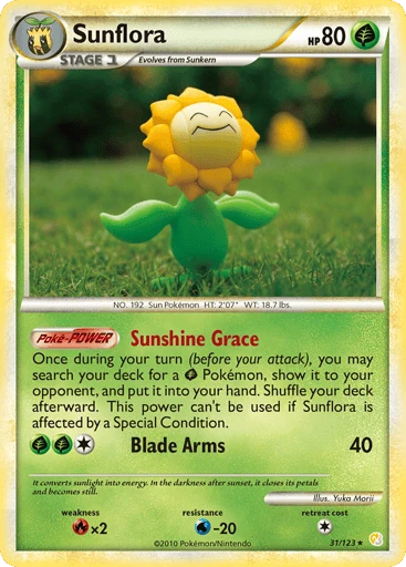 Sunflora — HeartGold & SoulSilver #31