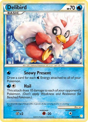 Delibird — HeartGold & SoulSilver #39