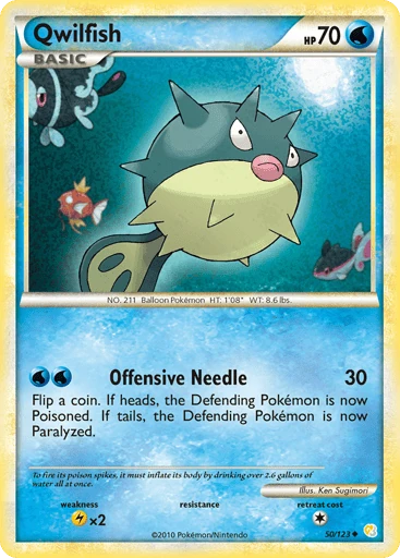 Qwilfish — HeartGold & SoulSilver #50