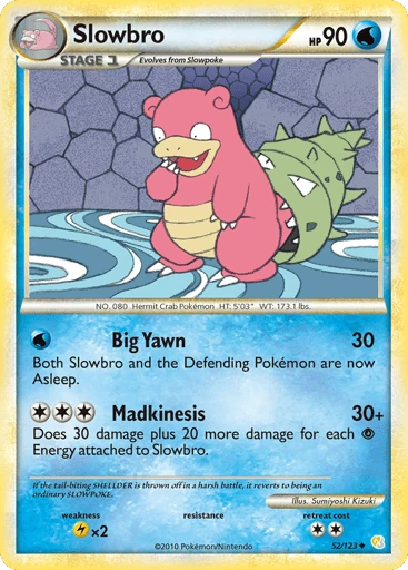 Slowbro — HeartGold & SoulSilver #52