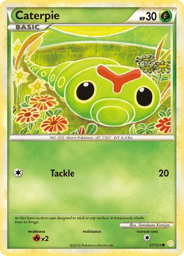 Caterpie — HeartGold & SoulSilver #57