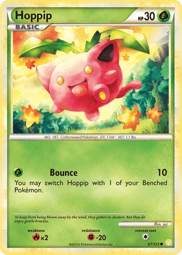 Hoppip — HeartGold & SoulSilver #67