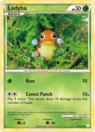 Ledyba — HeartGold & SoulSilver #71