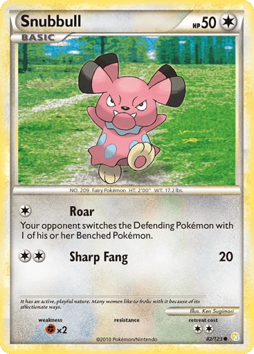 Snubbull — HeartGold & SoulSilver #82