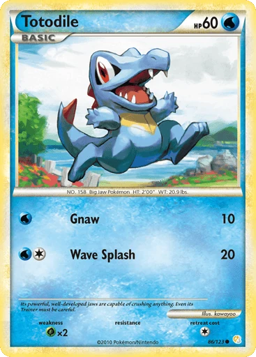 Totodile — HeartGold & SoulSilver #86