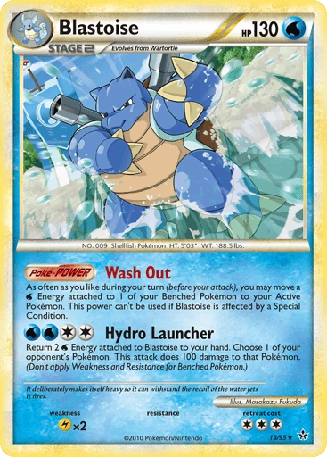 Blastoise — HS—Unleashed #13
