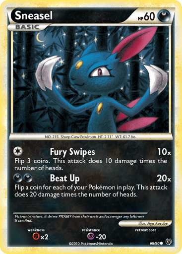 Sneasel — HS—Undaunted #68