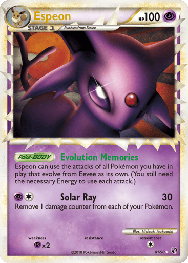 Espeon — HS—Undaunted #81
