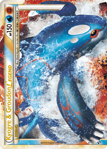 Kyogre & Groudon LEGEND — HS—Undaunted #87