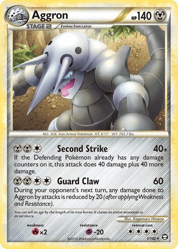 Aggron — HS—Triumphant #1