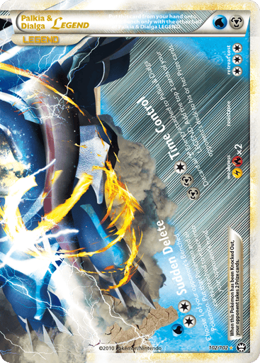 Palkia & Dialga LEGEND — HS—Triumphant #102