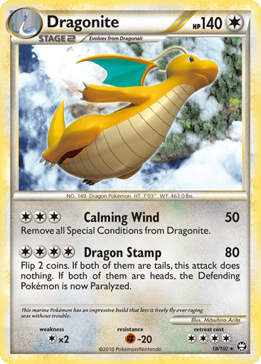 Dragonite — HS—Triumphant #18