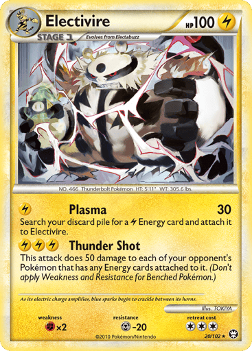 Electivire — HS—Triumphant #20
