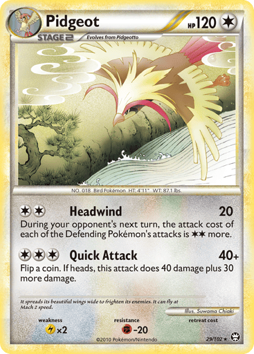 Pidgeot — HS—Triumphant #29