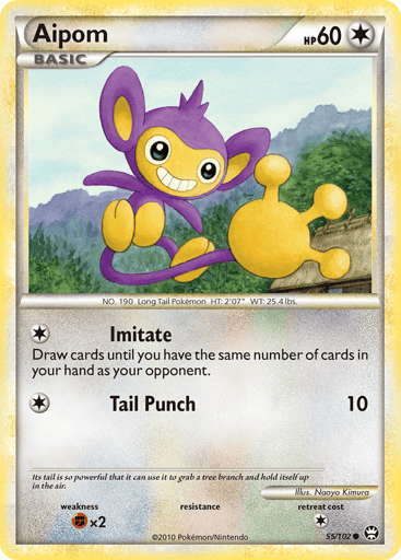 Aipom — HS—Triumphant #55