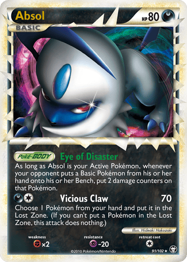 Absol — HS—Triumphant #91