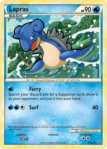 Lapras — HGSS Black Star Promos #HGSS14