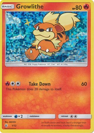 Growlithe — McDonald's Collection 2018 #1